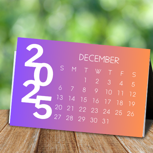 2025 Calendar Affirmation Cards